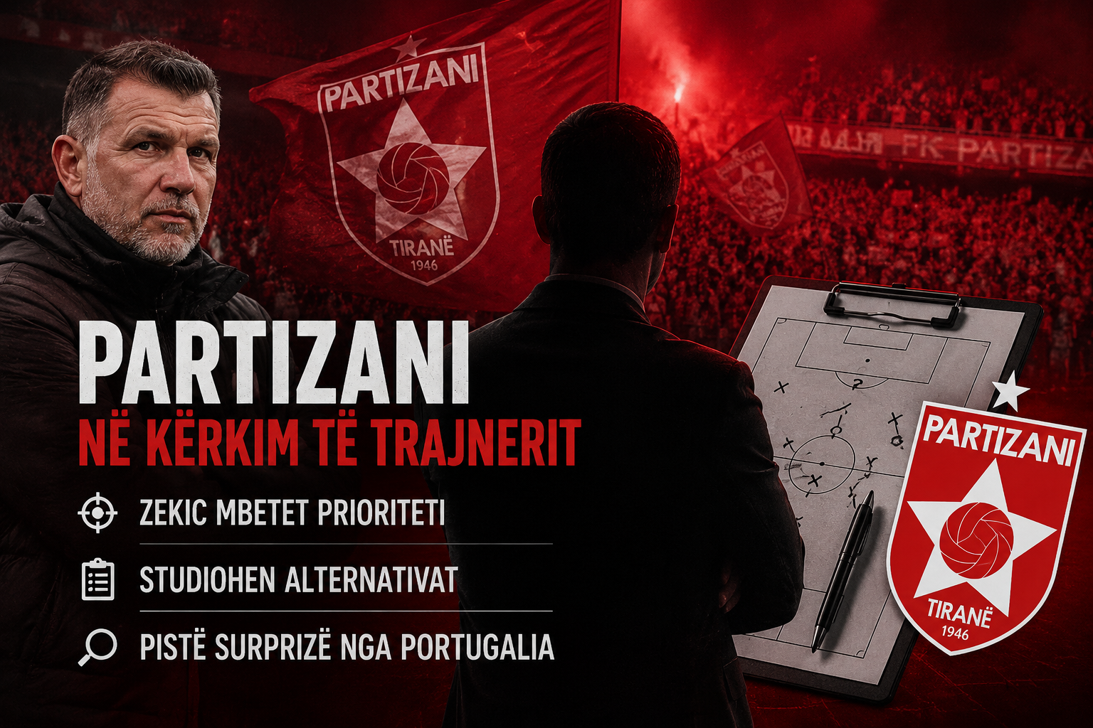Nga Zekic te pista portugeze, Partizani vendos të ardhmen e pankinës