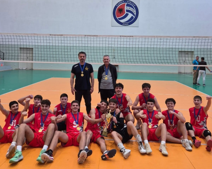 🏆 Partizani kampion në Volejboll Meshkuj U-17