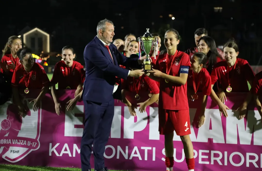 🏆 Vajzat U-17 kampione të Shqipërisë